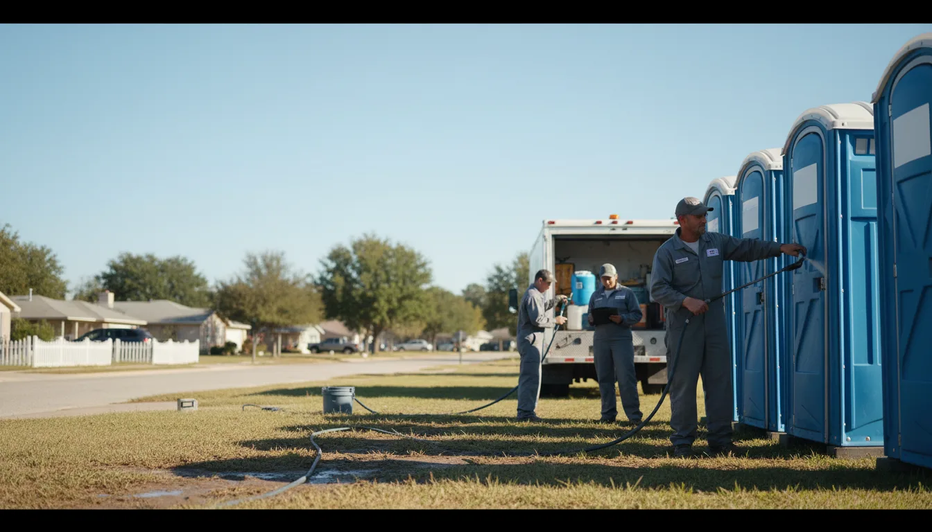 Long-Term Portable Toilet Rental in Many, LA near me